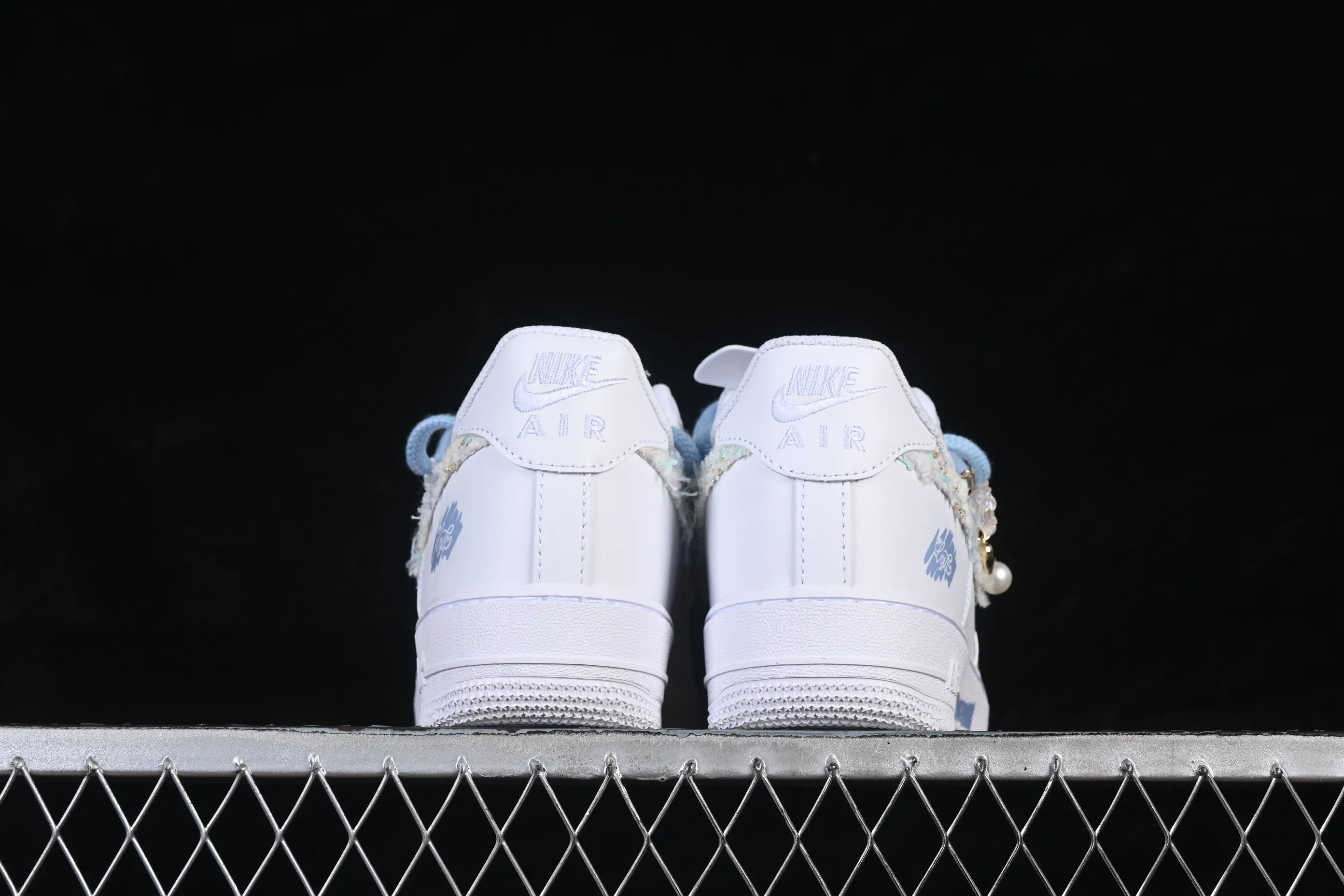 All categories Nk Air Force 1 Air Force series Nk Air Force 1 Low Air Force low-top Nike Air Force 1'07 Low milk blue weaving Air Force 1 low-top casual sneakers DC9999-223